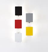 CHARLOTTE PERRIAND
Set of five wall lights, model no. CP1, 1960s.  Photo Phillips.