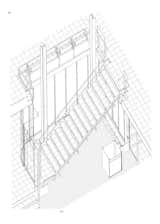 Pierre Chareau & Bernard Bijvoet- Maison de Verre.  Study drawing by Kenneth Frampton.