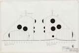 Ant Farm, House of the Century, Elevations.  Via arch2o.  Photo 1 of 10 in Sketches Beyond by Norah Eldredge from architectural drawings