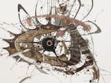 Lee Bontecou, American, born 1931, Detail of Untitled. 1980-1998, Welded steel, porcelain, wire mesh, canvas, and wire. 213.4 x 243.8 x 182.9 cm, The Museum of Modern Art, New York. Gift of Philip Johnson (by exchange) and the Nina and Gordon Bunshaft Bequest Fund, © 2010 Lee Bontecou.