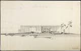 Pierre Koenig, Case Study House 21, perspective, 1958.