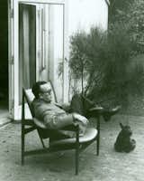 Finn Juhl in Chieftain Chair.  Photo: Onecollection / House of Finn Juhl