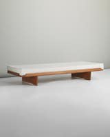 GRETE JALK
Daybed, c. 1960.
Fabric, birch.  Photo: Phillips.