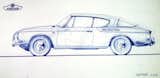 1964 Volkswagen TC Fastback Prototype.  Image via: T34 World. 