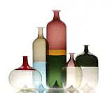 TAPIO WIRKALLA,, handmade blown glass with the “Incalmo” technique, contemporary - manufactured by Venini.  Photo: Venini.