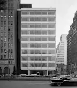 SKIDMORE, OWINGS & MERRILL, Pepsi Cola Building, New York, NY, 1960.  Photographer: Ezra Stoller.  Image via: Yossi Milo Gallery.