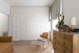 Fragments of the vocabulary of the new design appear in interventions throughout renovations of the house.