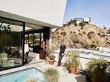 The couples's latest project is an outdoor living room, which will take full advantage of the south California climate.