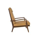 High-Back Rail Back Lounge Chair #midcentury #classic #furniture #smilow