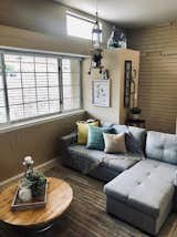 Living Room, Ceramic Tile Floor, and Sofa  Photo 17 of 27 in Nakomis Dwellings by Jake Skinner