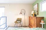 Bedroom, Bed, Medium Hardwood Floor, Dresser, Chair, and Floor Lighting  Photo 4 of 22 in Marquette Modern by Jake Skinner