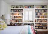Bedroom, Bed, Floor Lighting, Storage, Night Stands, Bookcase, Recessed Lighting, Shelves, Ceiling Lighting, Lamps, and Medium Hardwood Floor  Photo 5 of 7 in 2235 Residence by FORWARD Design | Architecture