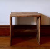 Walnut Waterfall Stool