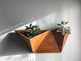 Geometric wall planter in maple.  Photo 1 of 14 in Muldoon Design Co. by Mike Muldoon