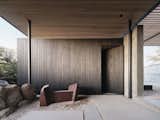 Exterior, House Building Type, and Wood Siding Material YOSHIMI Shou Sugi Ban Charred FSC® Certified Accoya Exterior Wood Cladding  Photo 9 of 17 in 1OAK_Black_Wolf by Javier Sanjuanbenito from High Desert Retreat