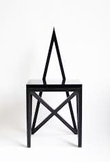  MATERIAL LUST: PAGAN CHAIR, 2015 BLACKENED STEEL WITH LUCITE  