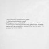 Lawrence Weiner "Statements"