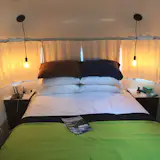 It's tough when your Autocamp bed is at least as good, if not better, than your beloved bed at home. I swear, I didn't stage that Dwell magazine for the purposes of this post!