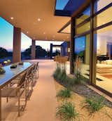 contemporary outdoor living space