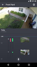 All Nest Cam owners get a free 3-hour video history with Sightline. Nest Aware subscribers are able to scroll further through a continuous timeline with key moments highlighted through frames. Sightline allows users to zoom in on and replay important moments and delineate Activity Zones to monitor.