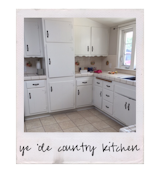 The "before" snapshot reveals Lewis’s old kitchen. Not much light penetrated the room despite the skylight above, and it didn’t have the island she wanted for cooking, dining, and entertaining. The remodel added square footage to the space and exposed the wooden beams on the ceiling for added height.