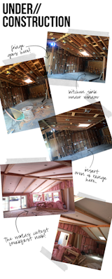 Living in a house without a kitchen required some patience on Lewis’s part, but she relished the process and kept her readership updated with progress photos. The collage above reveals where the Signature Kitchen Suite appliances go. "I’m especially excited for the 30" range—with its ProHeat™ Convection, I’ll get balanced and even cooking when I’m whipping up a gourmet meal," Lewis writes.