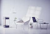 Modern by Dwell Magazine is a holistic home collection, available exclusively through Target starting December 27. Pictured above from left to right: the Bar Trolley in black/copper, $149.99; LED Pendant Light in white, $99.99; Side Table in white/natural, $89.99; Lounge Chair in white/natural, $249.99; Outdoor Lounge Chair in gray, $269.99 for two; Outdoor Side Table in gray, $89.99.  Photo 2 of 10 in The Dwell x Target Lookbook Reveals a Sleek New Collection for the Modern Home