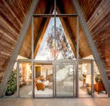 For musicians, the home's structure is a boon, as the A-shape makes for great acoustics.  Photo 7 of 10 in A Modified A-Frame Overlooking Los Angeles Starts at $699K