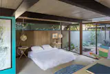 The master bedroom has the benefit of a private courtyard.
