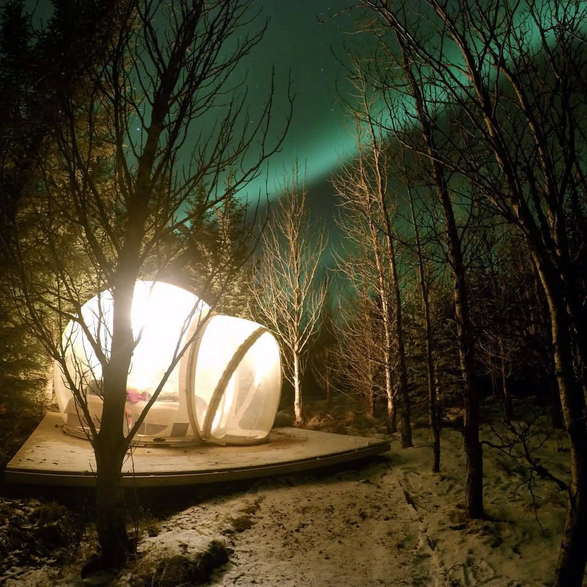 Sleep Under the Northern Lights in an Icelandic Bubble Hotel - Photo 5 of 5 -