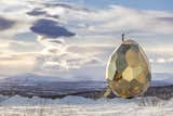 A Golden, Egg-Shaped Sauna Signifies the Rebirth of a Swedish Mining Town