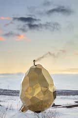A Golden, Egg-Shaped Sauna Signifies the Rebirth of a Swedish Mining Town - Photo 5 of 5 - 