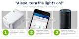Voice commands make lighting control instantaneous.
