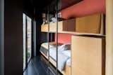 The current homeowners love to entertain, so they created bunk beds for guests to stay over.