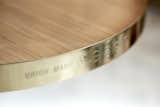 BIT UNION AKERSGATA (OSLO): Occupying the middle space is a brass-edged greeting table that celebrates the “Union Made” cooperative spirit behind the cafe’s concept, design and craftsmanship through embossed hallmarks representing all contributors.

Photo: Paul Paiewonsky
