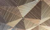 BIT UNION AKERSGATA (OSLO): While overhead, the undulating, three-dimensional, oak drop-ceiling introduces an element of the psychedelic into cafe proceedings.

Photo: Hannah Berg
