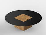 #designmilk #peter #bristol #square #leg #round #table
