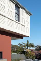 The white shuttered first floor overhangs the living room terrace. The bedrooms are kept cool by a combination of the external shutters, cross ventilation and a large air gap in the roof space. The house is air conditioning free.
© Edward Birch
