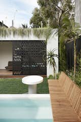 Outdoor, Wood Fences, Wall, Small Pools, Tubs, Shower, Small Patio, Porch, Deck, Back Yard, and Gardens Above Board Living by Luigi Rosselli Architects  Photo 12 of 28 in Above Board Living by Luigi Rosselli Architects