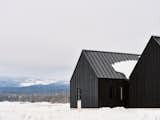 Exterior, House Building Type, Gable RoofLine, and Metal Roof Material Exterior in the winter  Photo 7 of 31 in Noir Peaks by The Ranch Mine