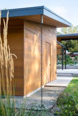 Shed & Studio Rain Chain Detail  Photo 3 of 11 in Love It or Hate It? Rain Chains by Dwell from Glen Ellen Residence