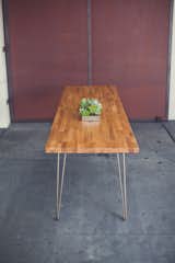 Office, Study Room Type, Desk, and Concrete Floor  Photo 5 of 5 in Reclaimed Wood Table by Tharp Studios