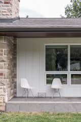 Midcentury homes often incorporated shading devices like front and back porches.