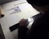 on the boards / hand drafting elevations 

[renovation + addition, laguna niguel]