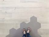 material transition at master bathroom / hexagon tile at white oak flooring

[dana point modern cottage]
#hexagon #flooring