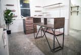 Mom & Pop Shoppe is a small store in Fayetteville, AR that wastes no space. We built the furnishings in this space to showcase their selection of handmade American goods and wears.