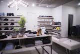 Whitewashed Barnwood Shelving & Merchandise Table