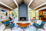 This is where Frances and Larry live. It's a Joseph Eichler modern where they enjoy walls of glass, an impeccable indoor-outdoor flow, and a private backyard. 