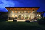 The 8' overhang is perfect for passive solar.
