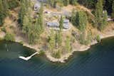 The guest house above the garage is also a nice of a place to hang out at the lake.